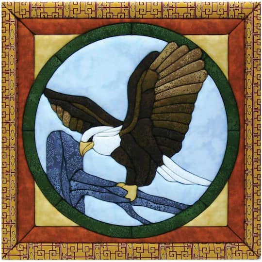 Quilt Magic&#xAE; Eagle No Sew Wall Hanging Kit